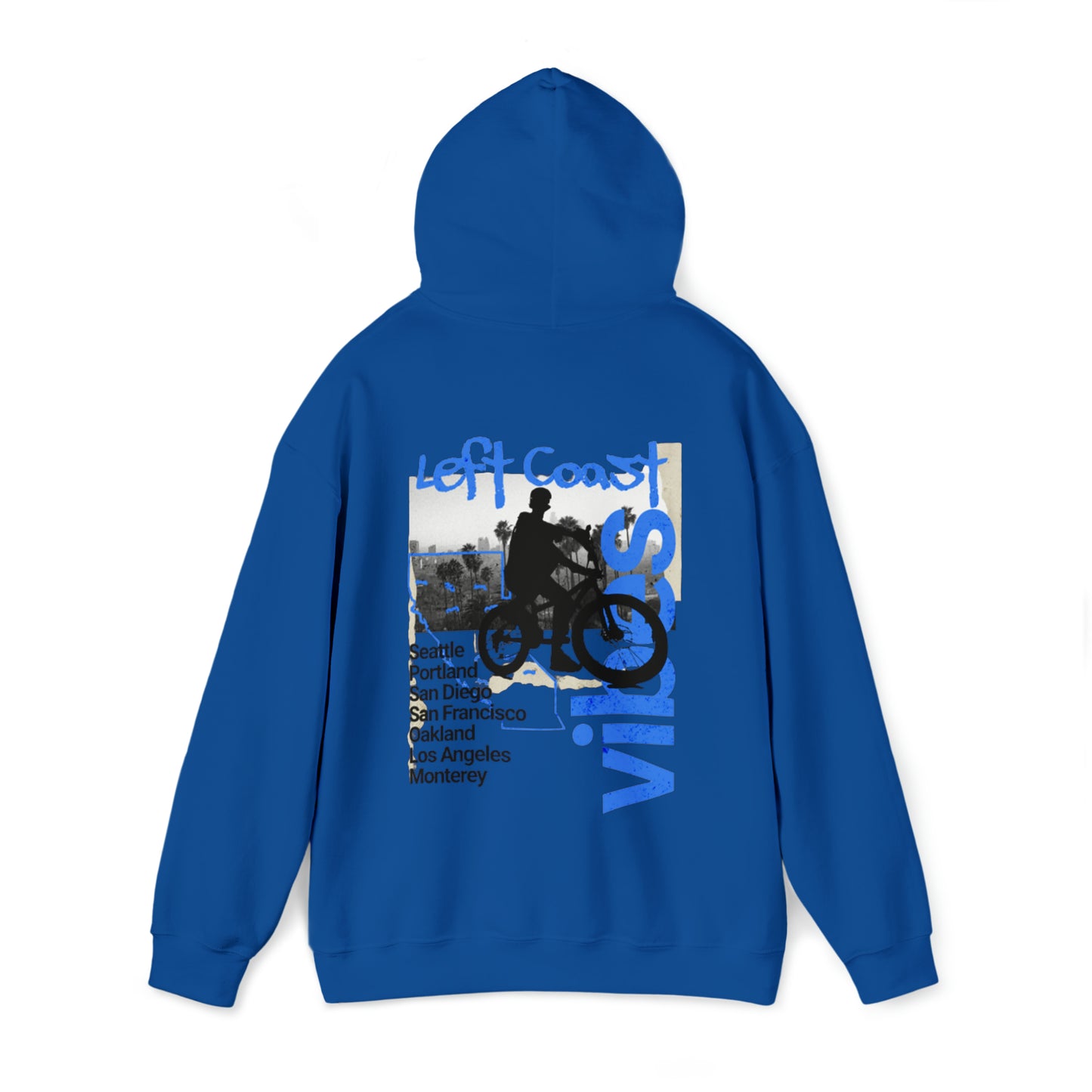 Left Coast Hooded Sweatshirt - GFTD MNDS
