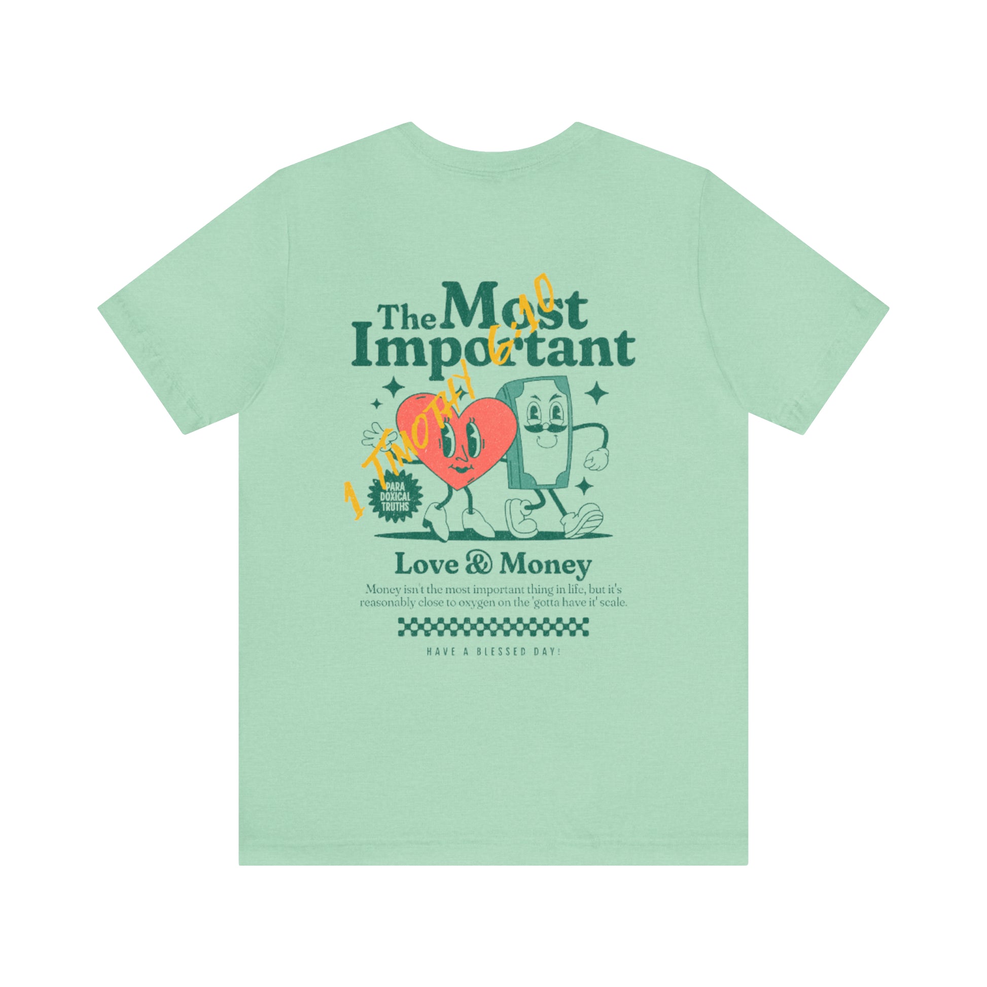 Love and Money Short Sleeve Tee - GFTD MNDS