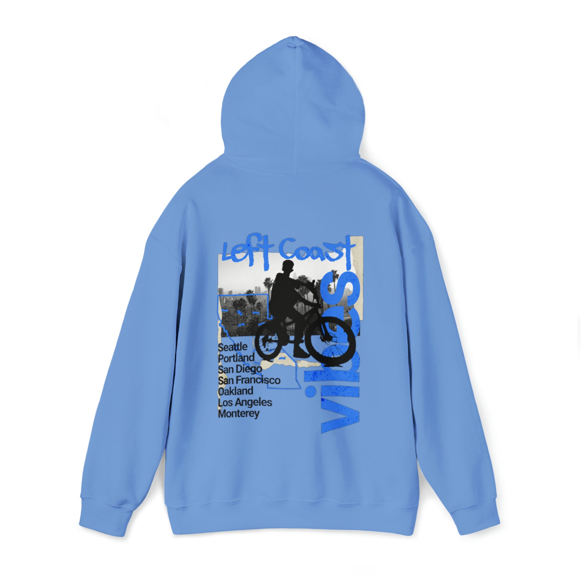 Left Coast Hooded Sweatshirt - GFTD MNDS