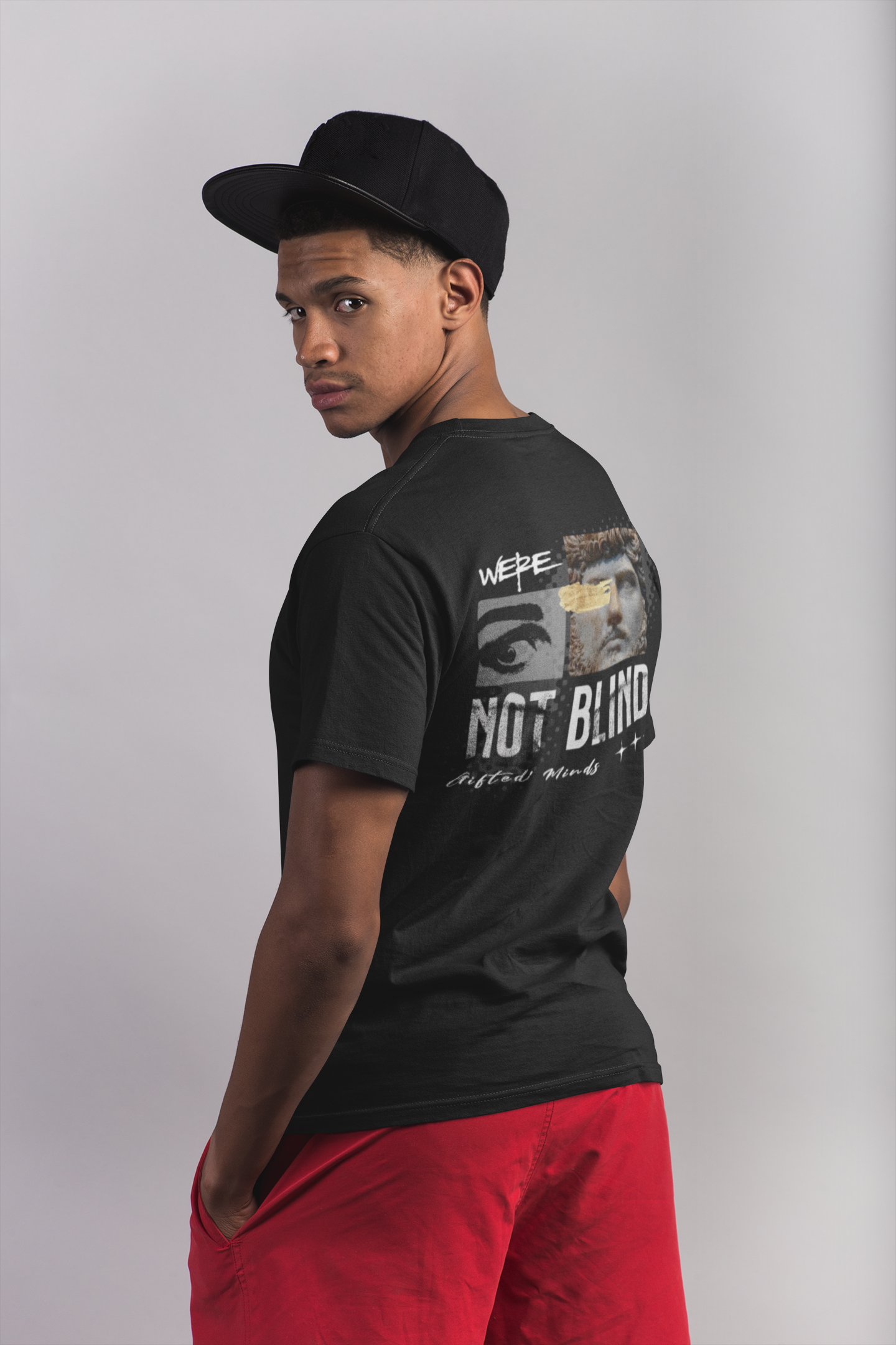 We're Not Blind Jersey Short Sleeve Tee - GFTD MNDS
