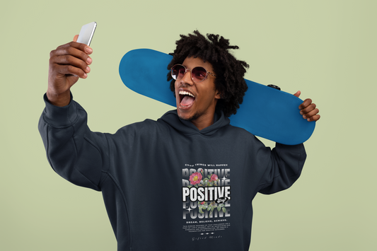 Stay Positive Unisex Hoodie - GFTD MNDS