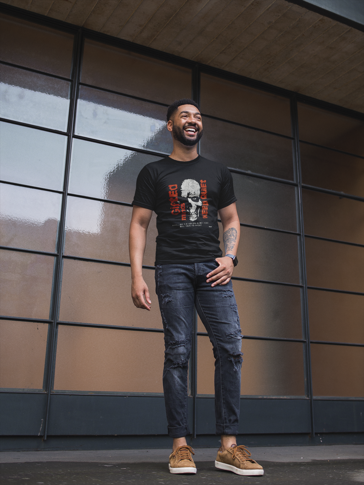 Keep Quiet Short Sleeve Tee - GFTD MNDS