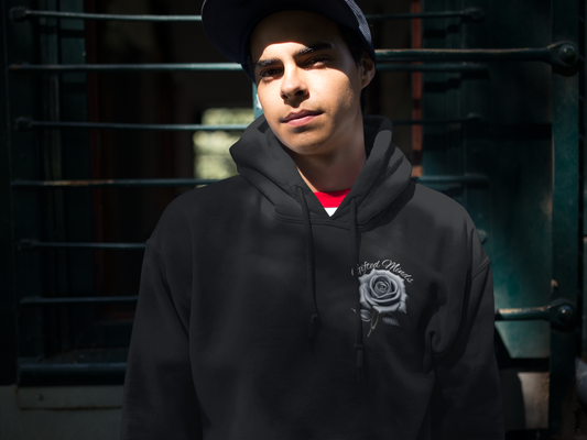 Grey Rose Hoodie - GFTD MNDS