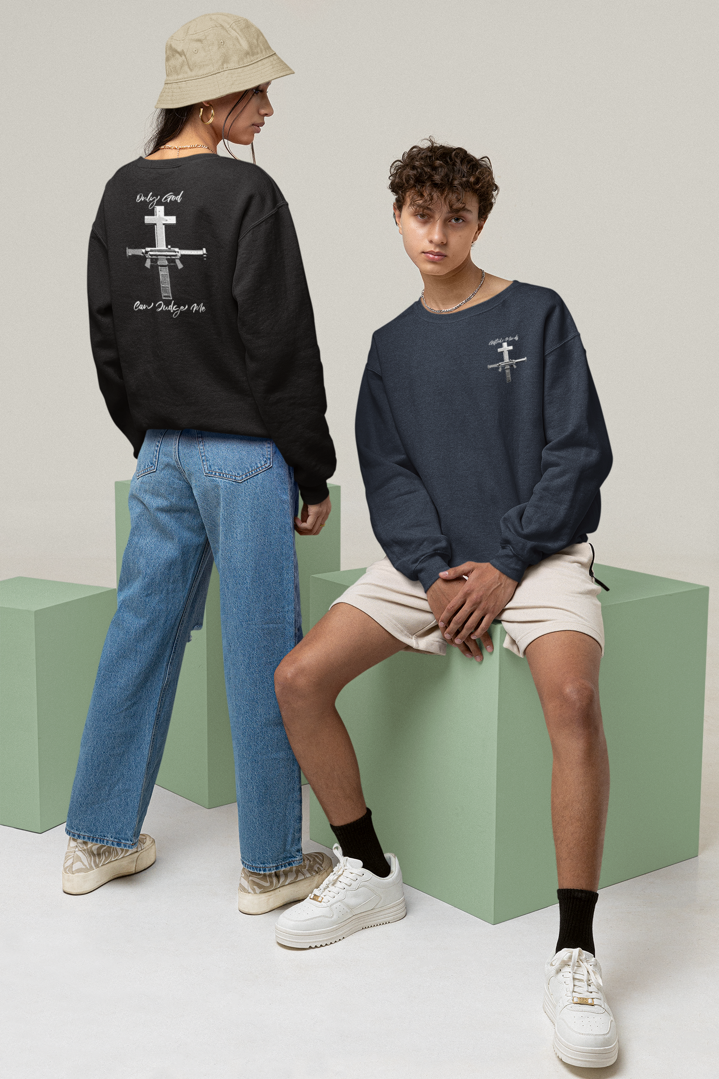 Only God Can Judge Me Sweatshirt - GFTD MNDS