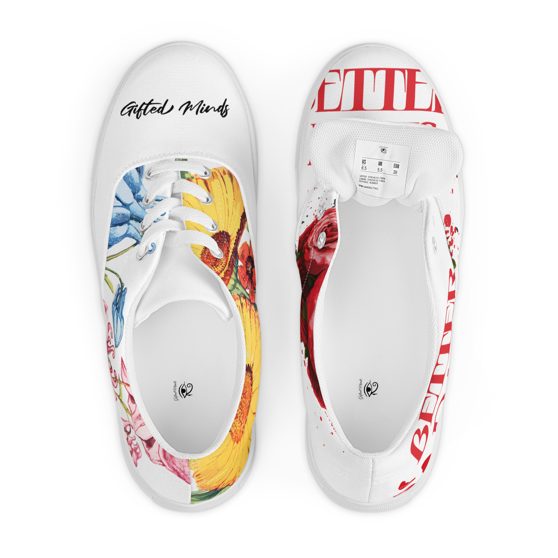 Men’s lace-up canvas shoes - GFTD MNDS