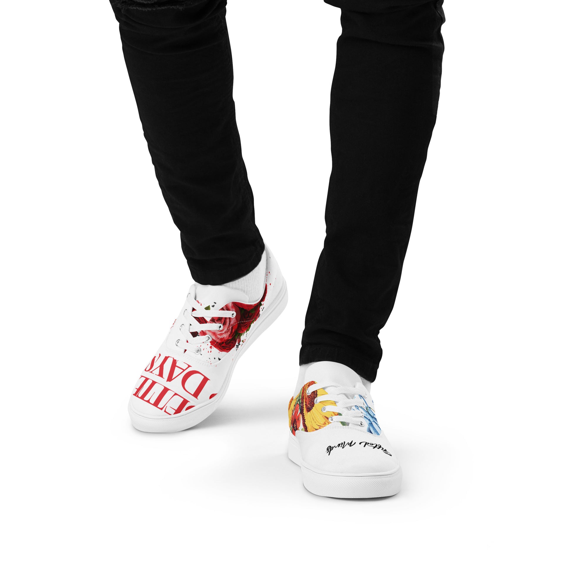 Men’s lace-up canvas shoes - GFTD MNDS