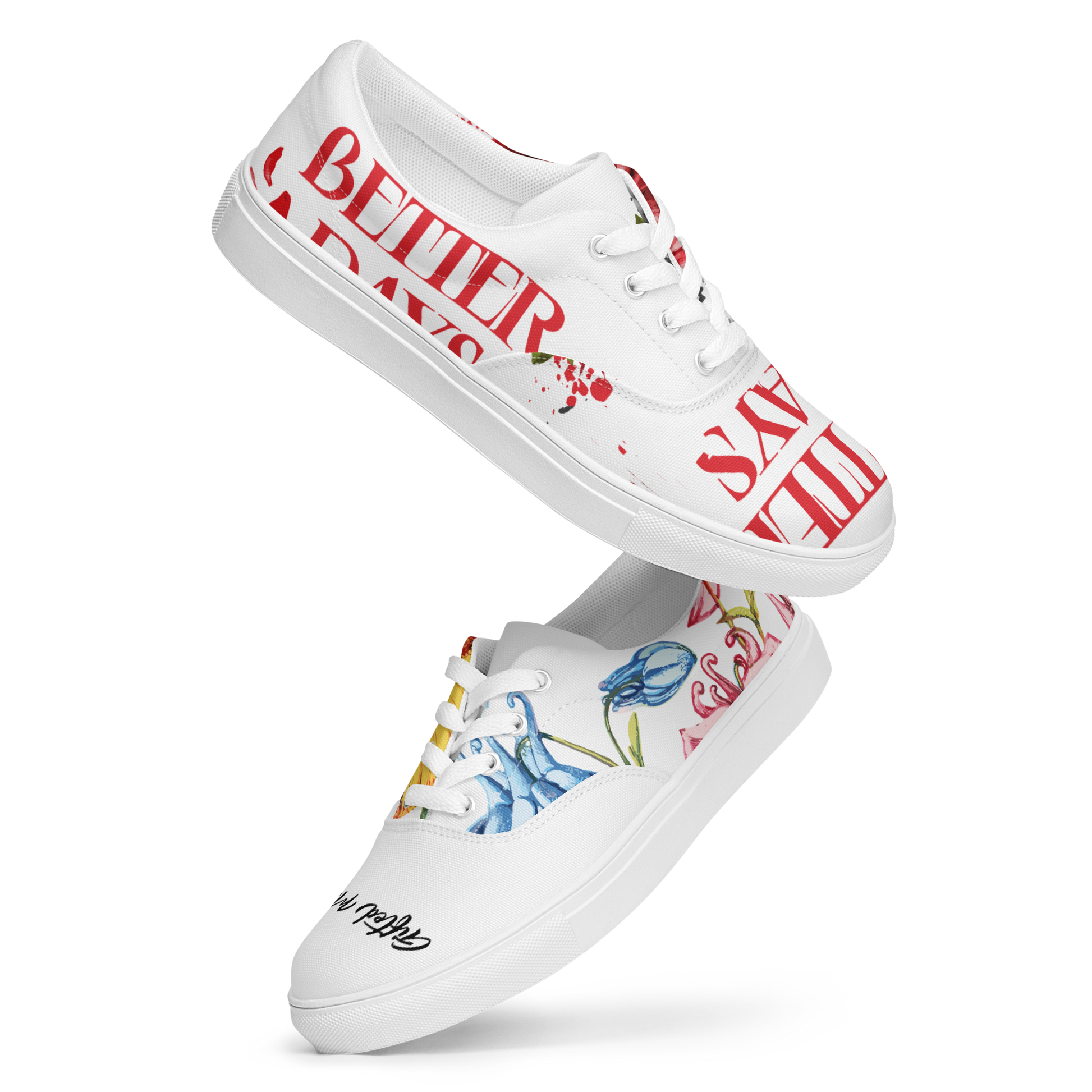 Men’s lace-up canvas shoes - GFTD MNDS