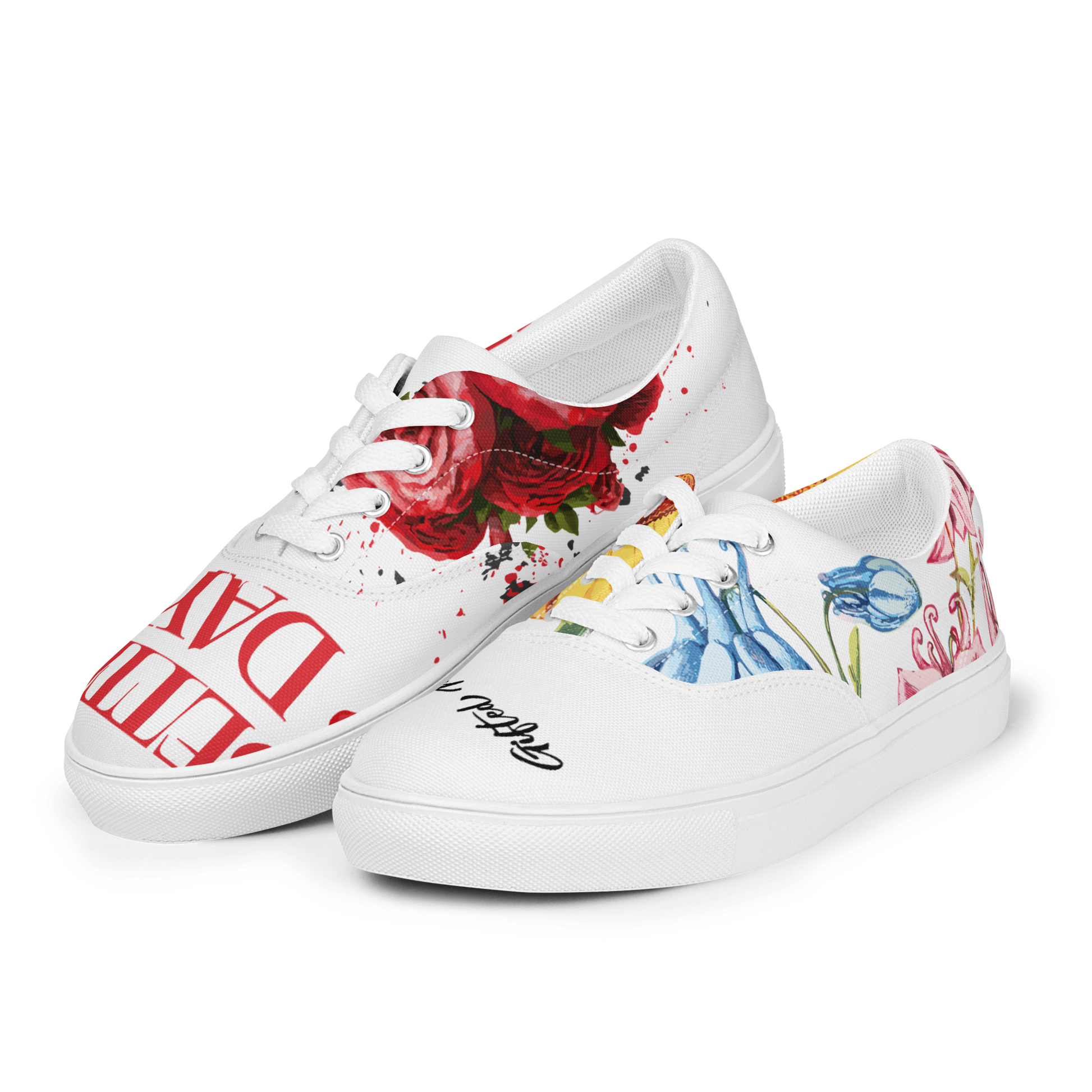 Men’s lace-up canvas shoes - GFTD MNDS