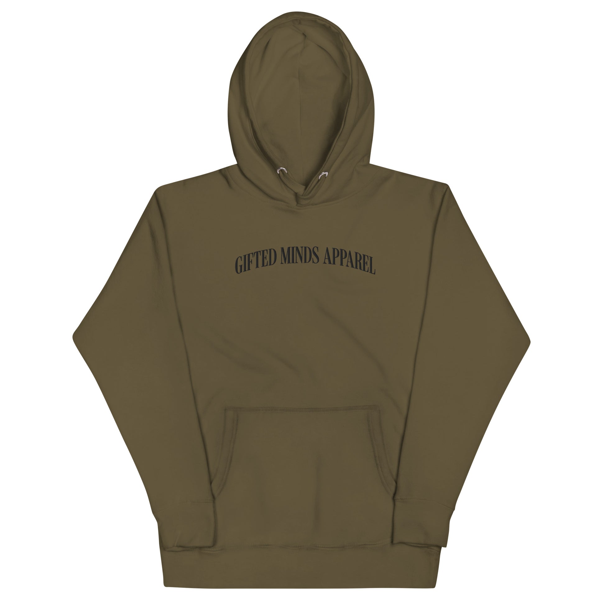 Gifted Minds Apparel Arched Embroidered Hoodie - GFTD MNDS