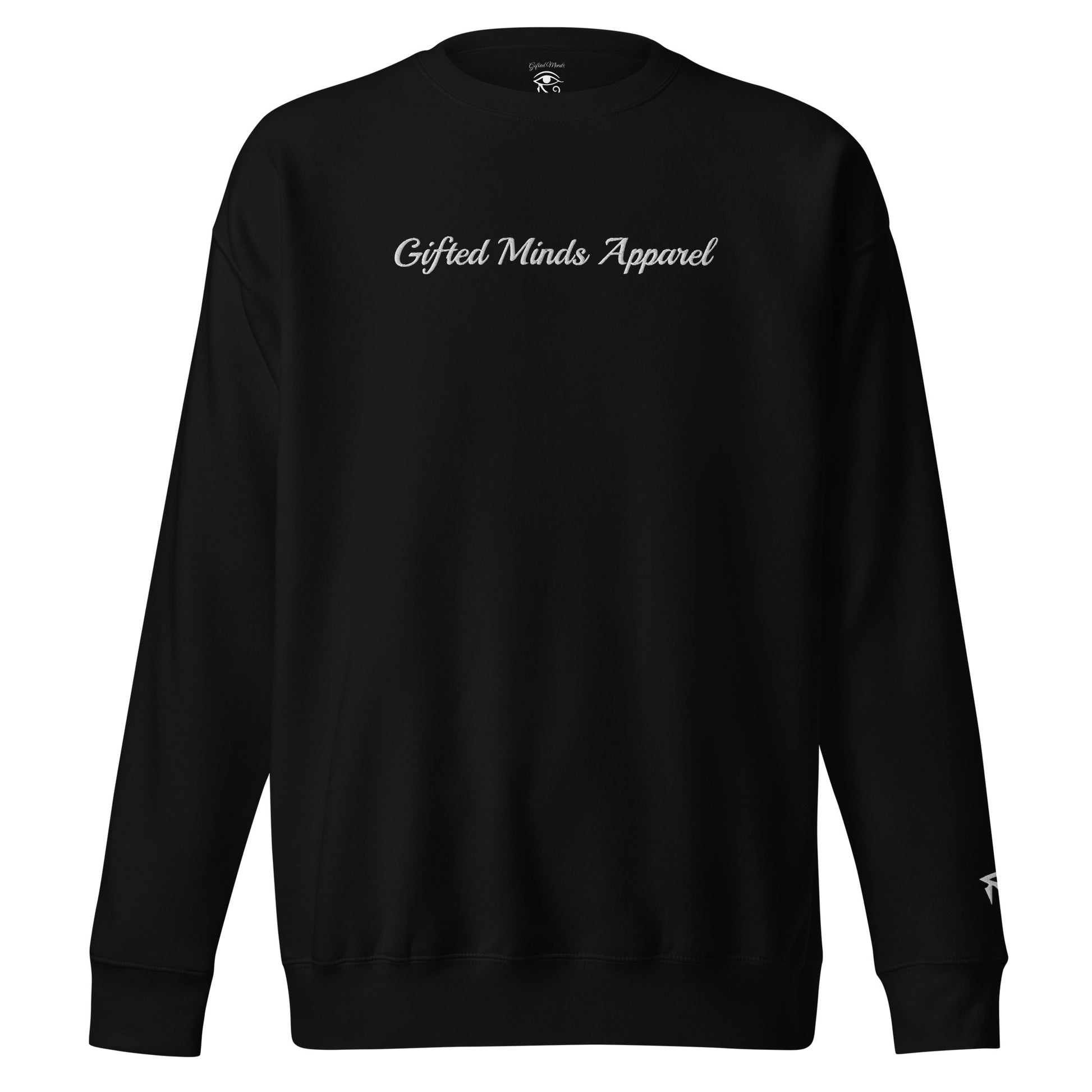 Gifted Minds Embroidered Script Sweatshirt - GFTD MNDS
