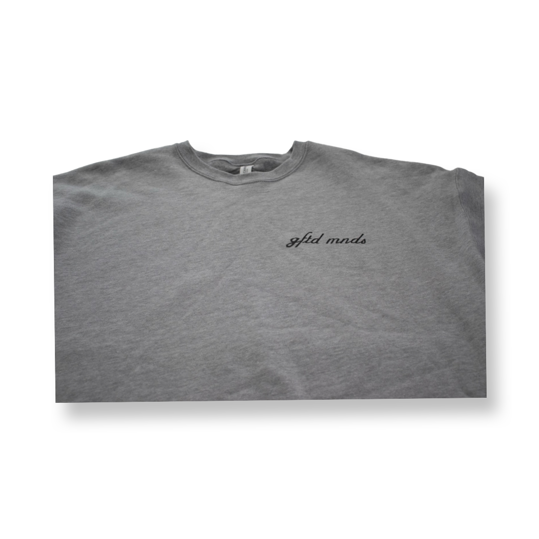 GFTD MNDS Grey Drop Shoulder Sweatshirt - GFTD MNDS