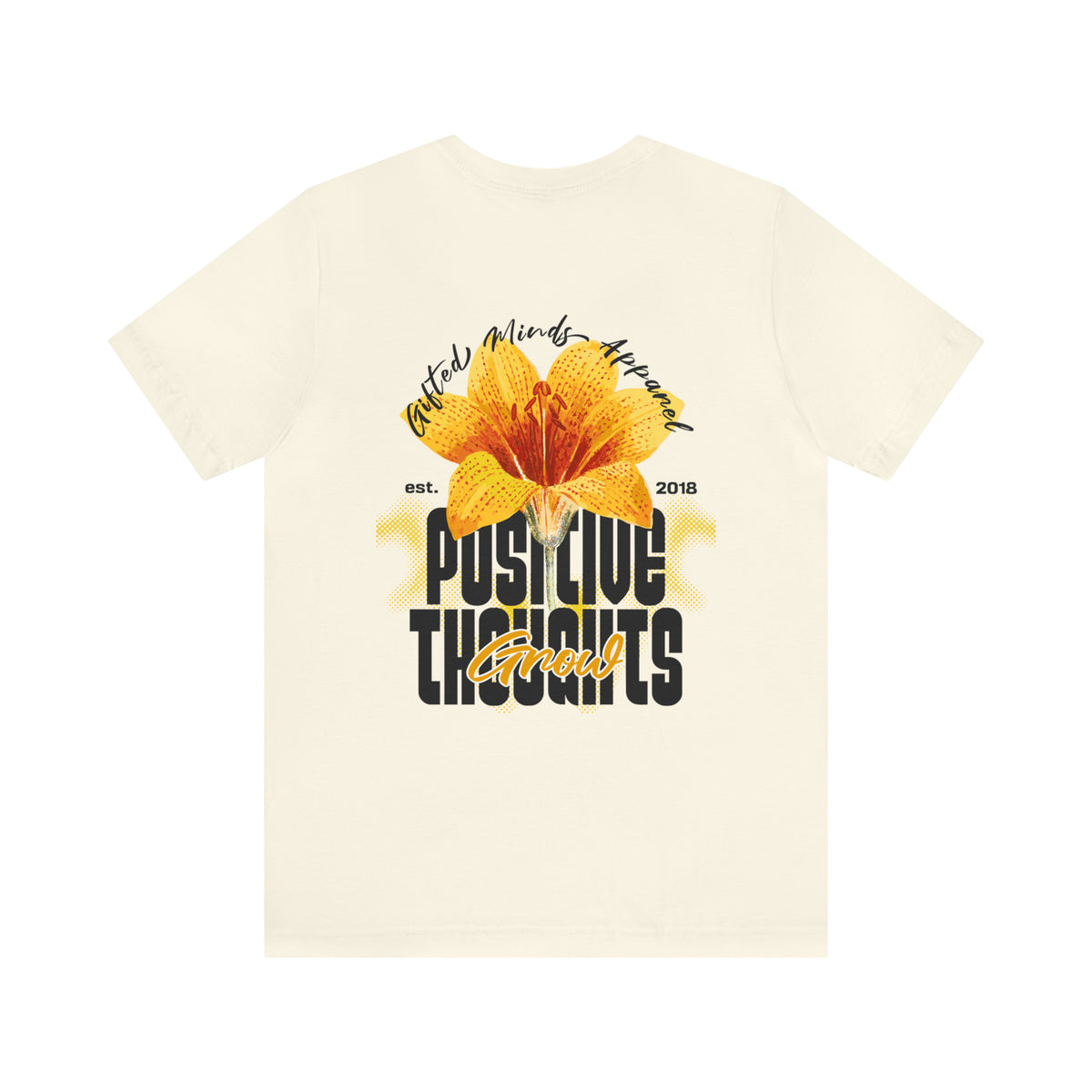 Positive Thoughts Grow Short Sleeve Tee — Natural
