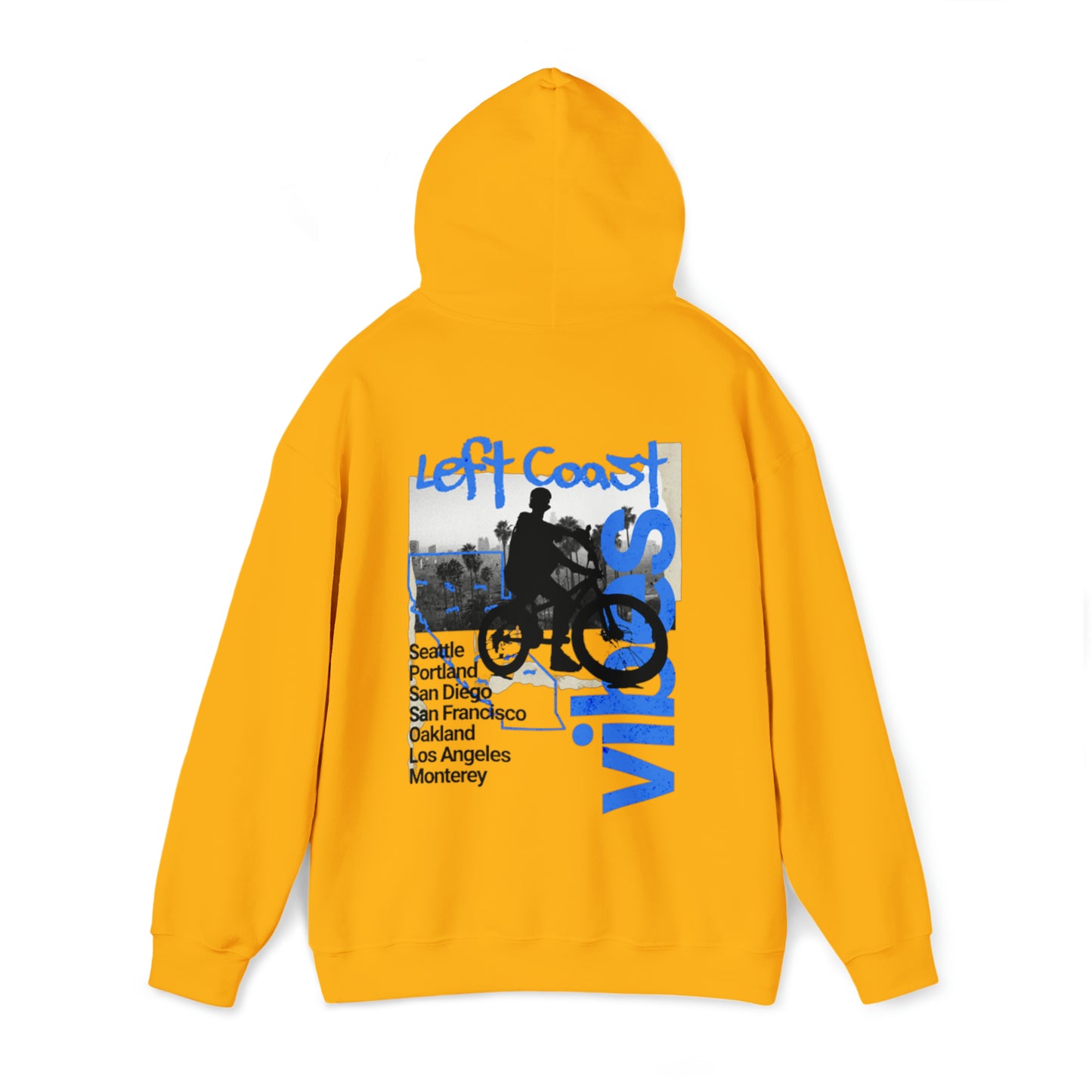 Left Coast Hooded Sweatshirt - GFTD MNDS