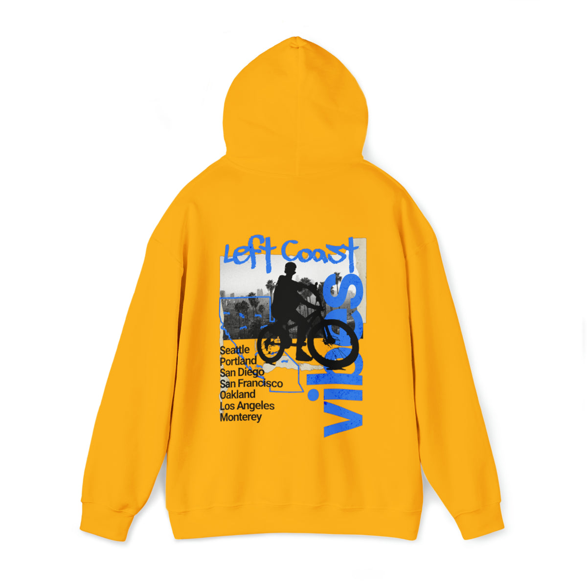 Left Coast Hooded Sweatshirt - GFTD MNDS