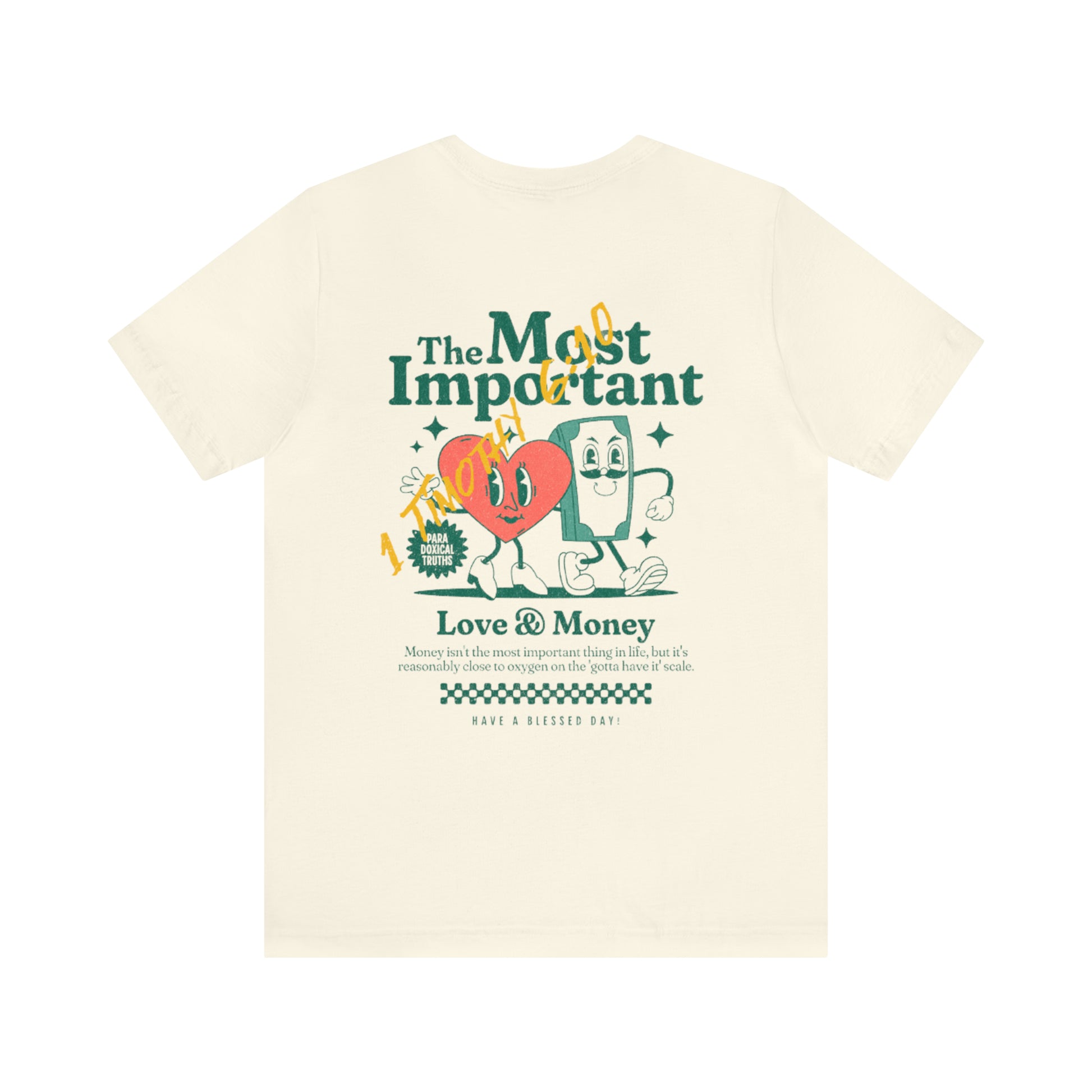 Love and Money Short Sleeve Tee - GFTD MNDS