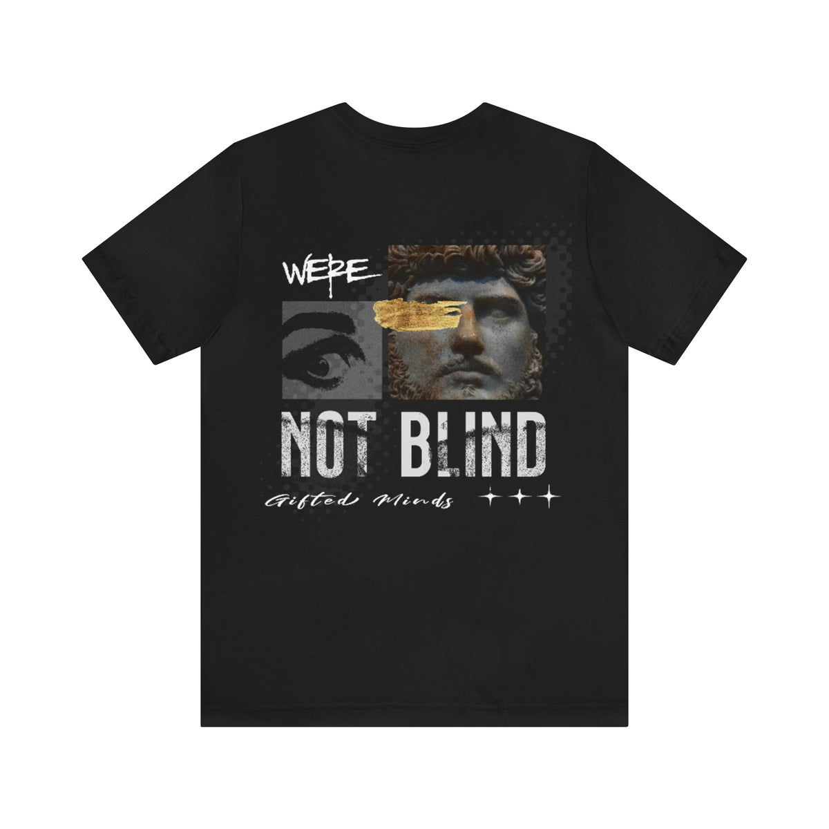 We're Not Blind Jersey Short Sleeve Tee — Black