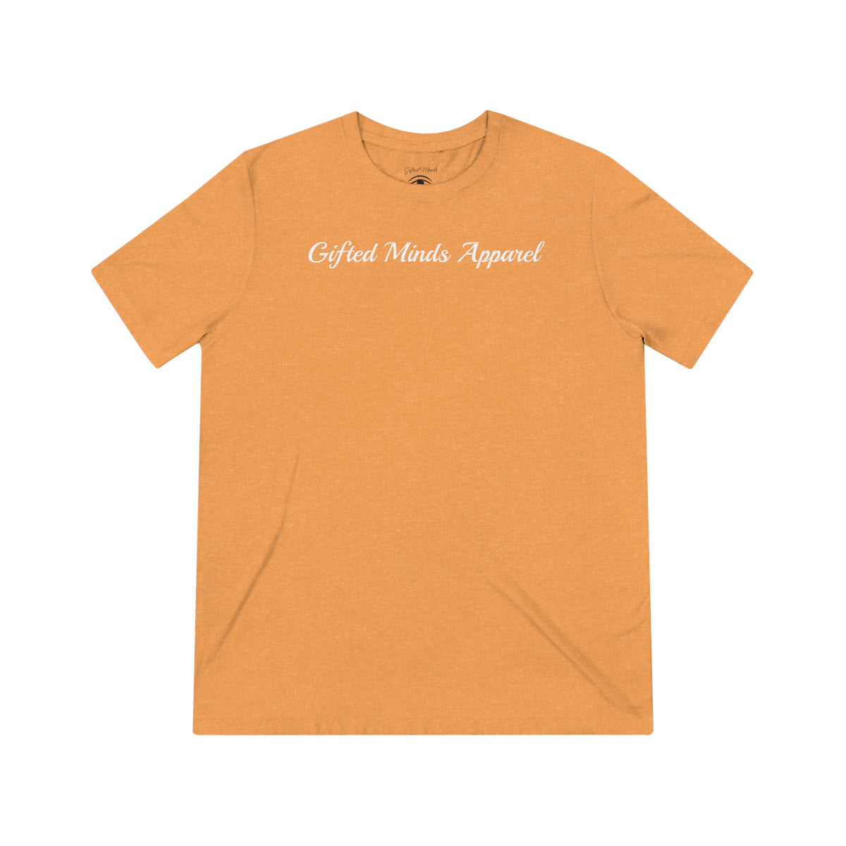 Gifted Minds Apparel Premium Triblend Tee — Orange TriBlend