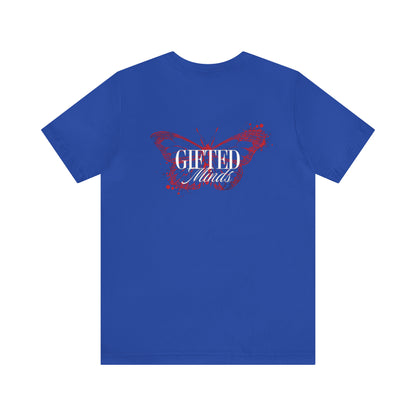 Red Butterfly Jersey Short Sleeve Tee - GFTD MNDS
