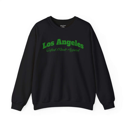 Los Angeles Crewneck Sweatshirt streetwear heavy blend crewneck by GFTD MNDS – black color