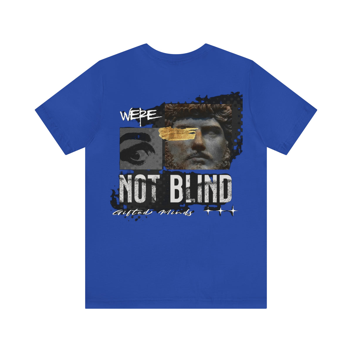 We're Not Blind Jersey Short Sleeve Tee — True Royal