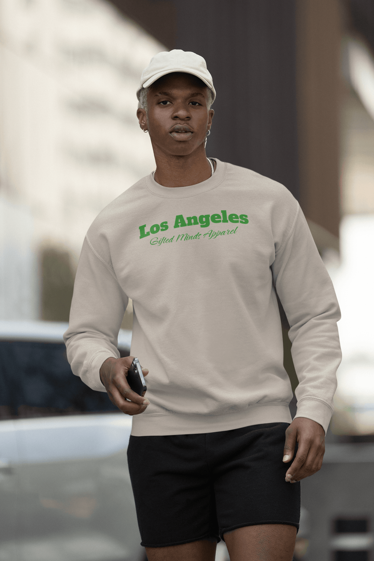 Los Angeles Crewneck Sweatshirt streetwear heavy blend crewneck by GFTD MNDS