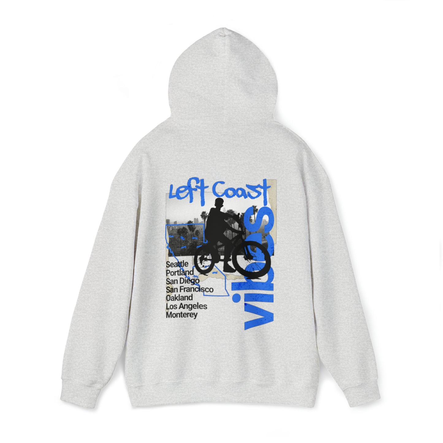 Left Coast Hooded Sweatshirt - GFTD MNDS