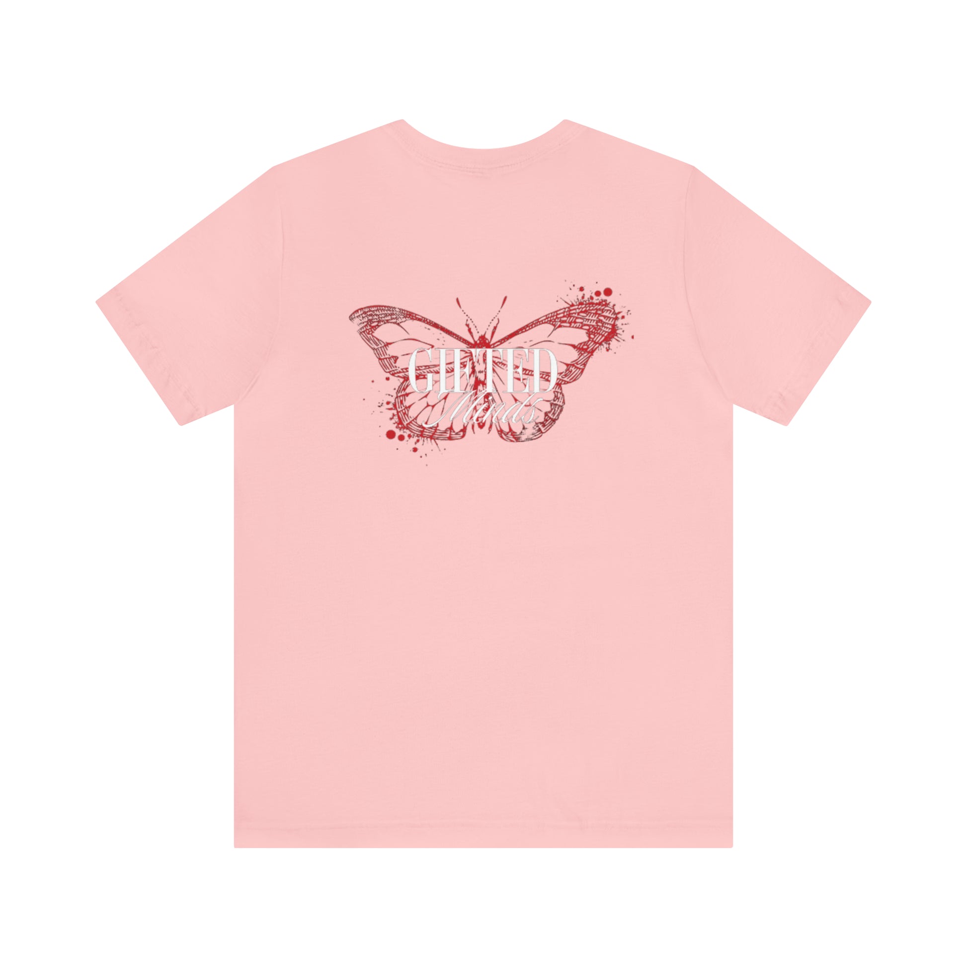 Red Butterfly Jersey Short Sleeve Tee - GFTD MNDS