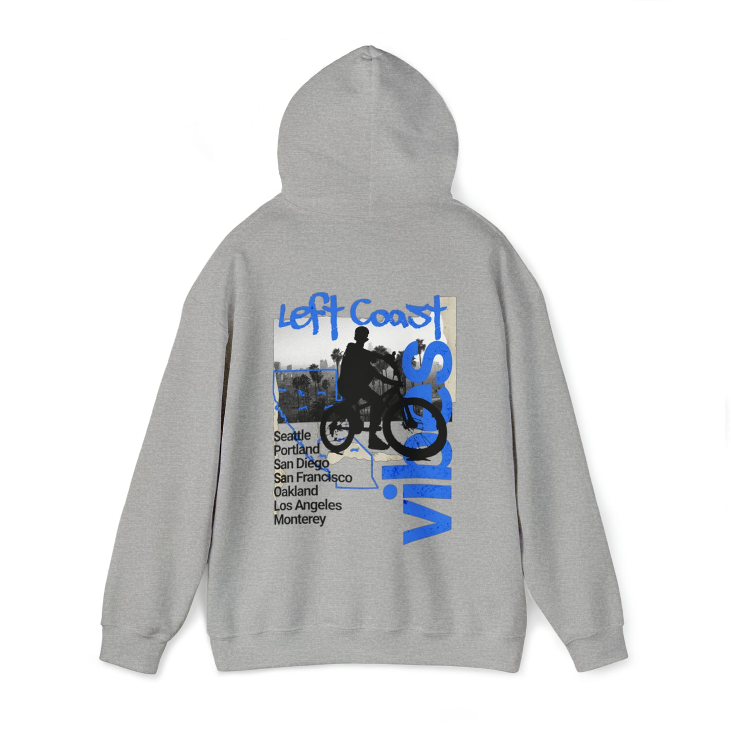 Left Coast Hooded Sweatshirt - GFTD MNDS