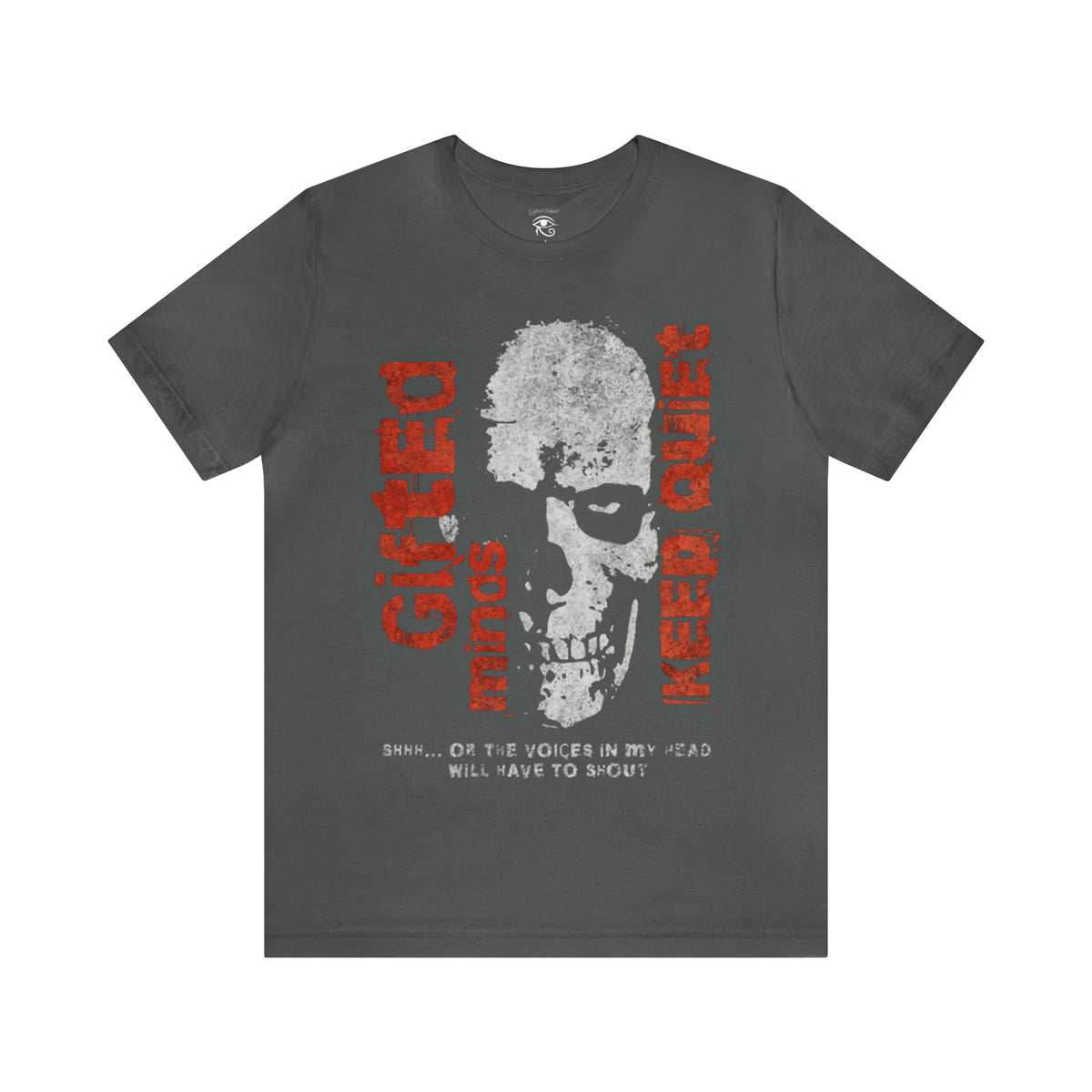 Keep Quiet Short Sleeve Tee — Asphalt