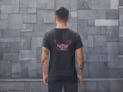 Red Butterfly Jersey Short Sleeve Tee - GFTD MNDS
