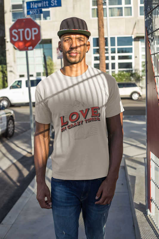 Love in Crazy Times Short Sleeve Tee - GFTD MNDS