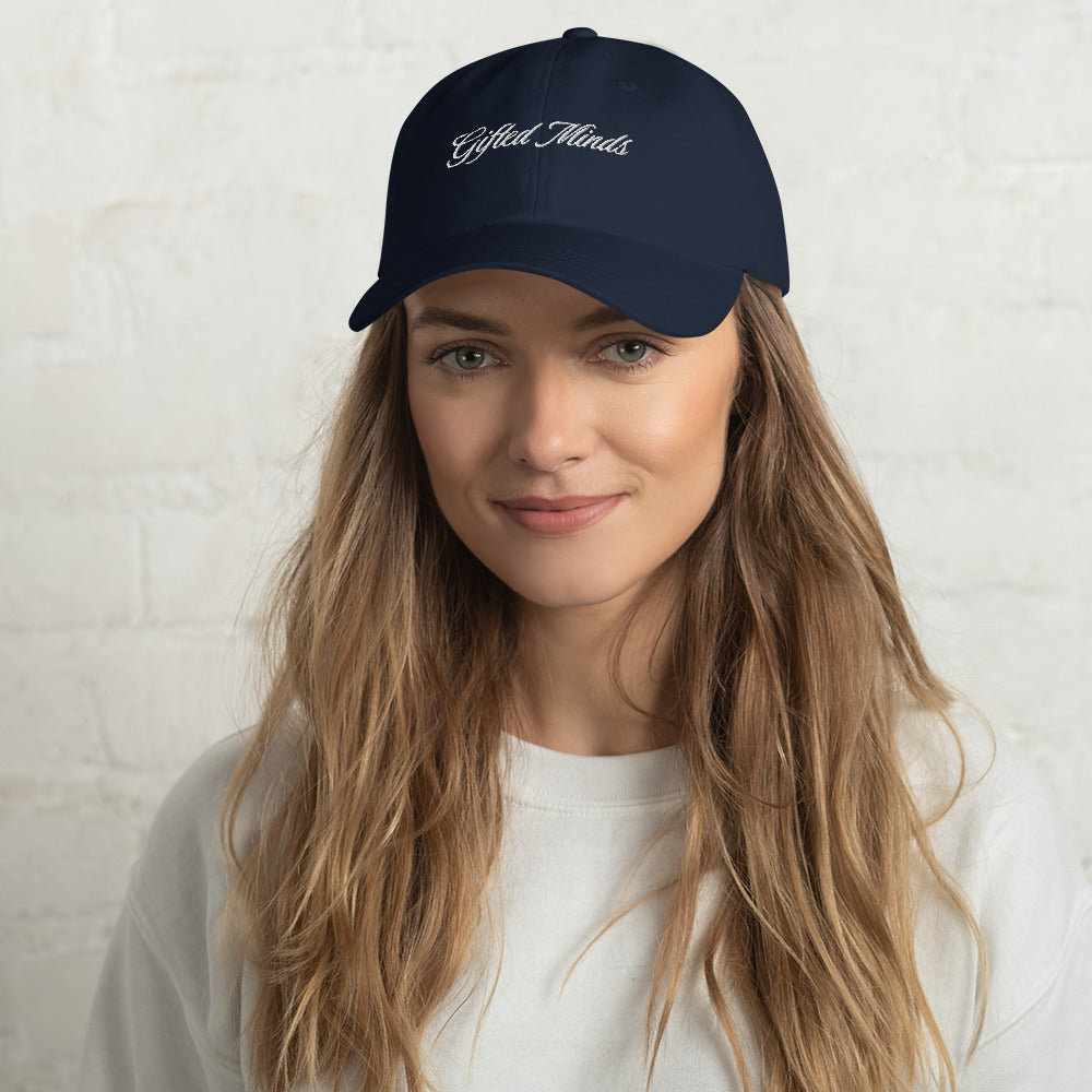 Gifted Minds Dad hat — Navy
