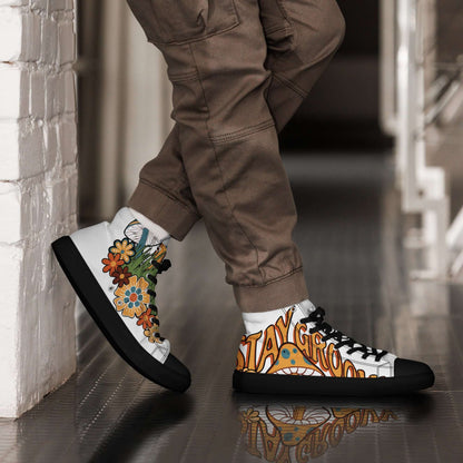 Men’s high top canvas shoes - GFTD MNDS