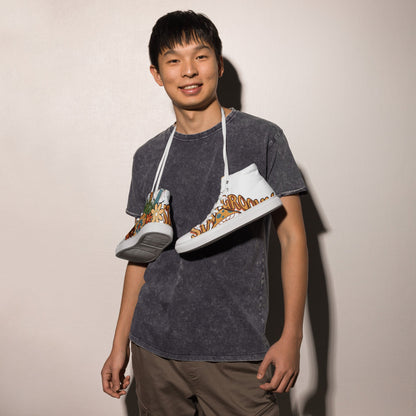 Men’s high top canvas shoes - GFTD MNDS