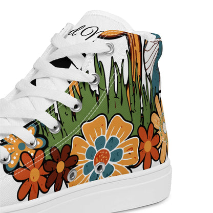 Men’s high top canvas shoes - GFTD MNDS