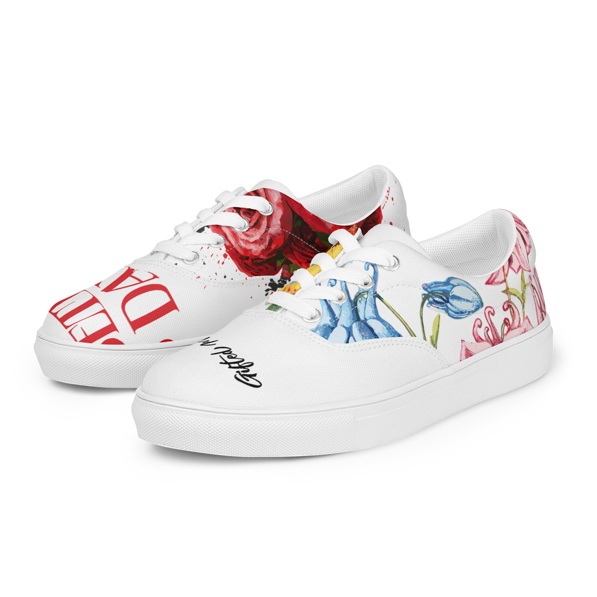 Men’s lace-up canvas shoes - GFTD MNDS