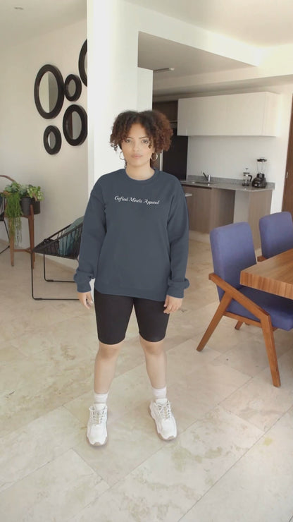 Gifted Minds Embroidered Script Sweatshirt