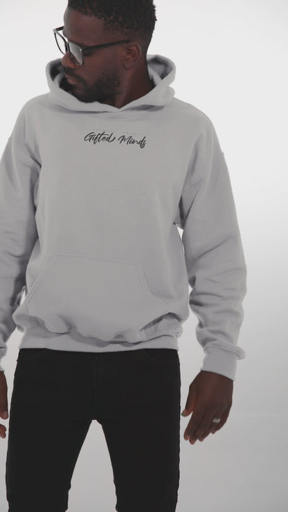 Angel and Rose Hoodie (Black Script)