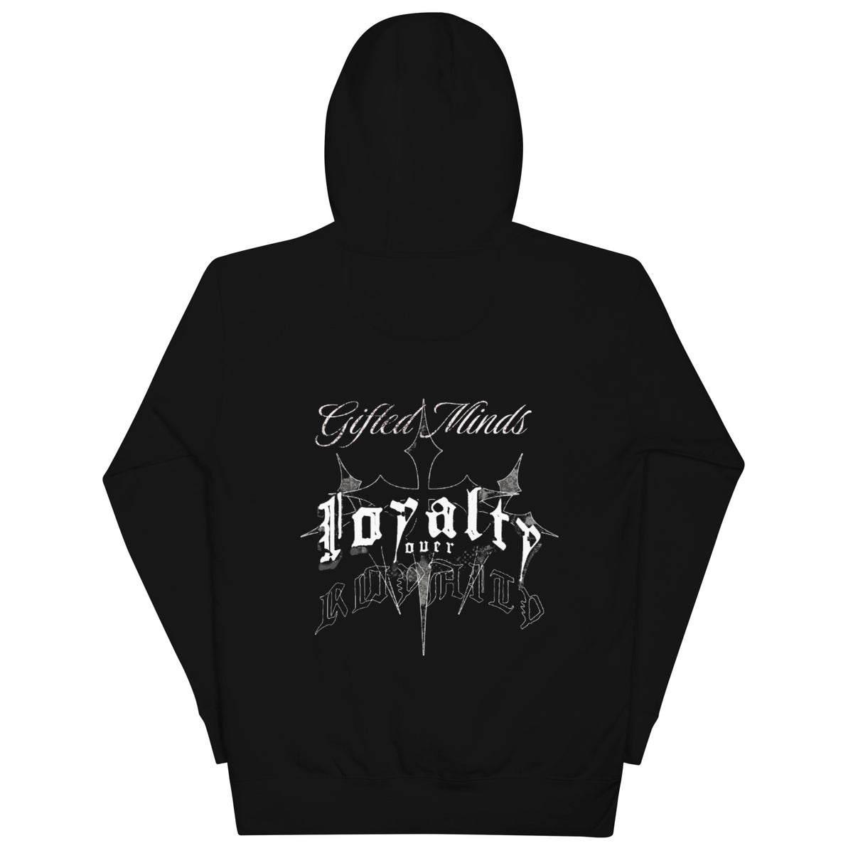Loyalty over Royalty Hoodie — Black