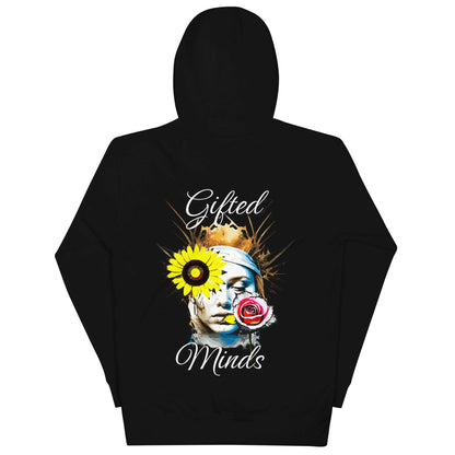Angel and Rose Hoodie streetwear hoodie - black back design