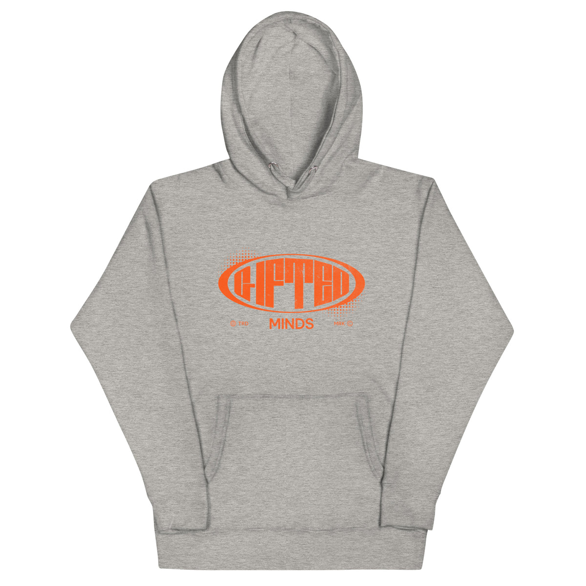 Y2K Gifted Minds Hoodie — Carbon Grey