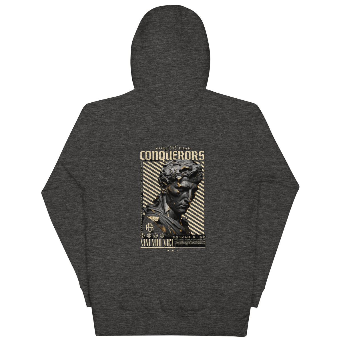The Conqueror Hoodie — Charcoal Heather