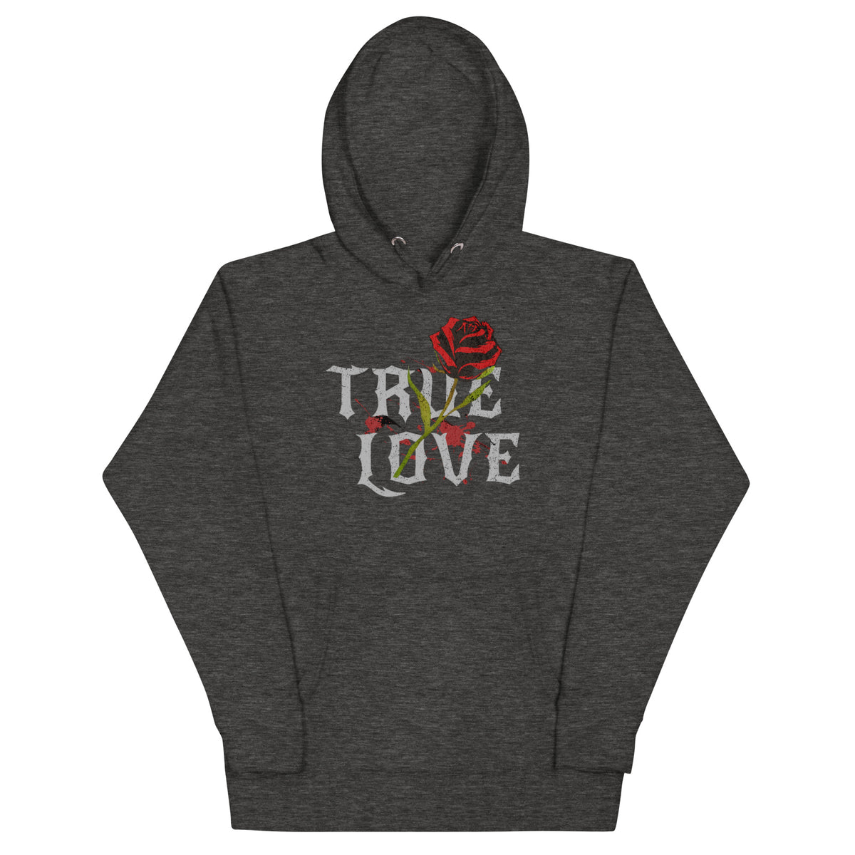 True Love Unisex Hoodie — Charcoal Heather