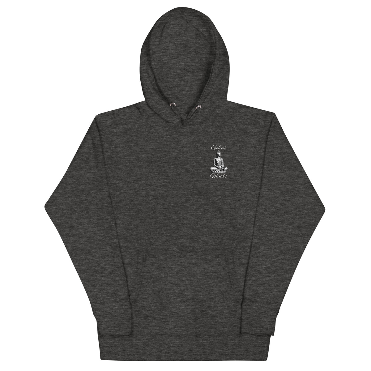 Gifted Minds Buddha Hoodie — Charcoal Heather