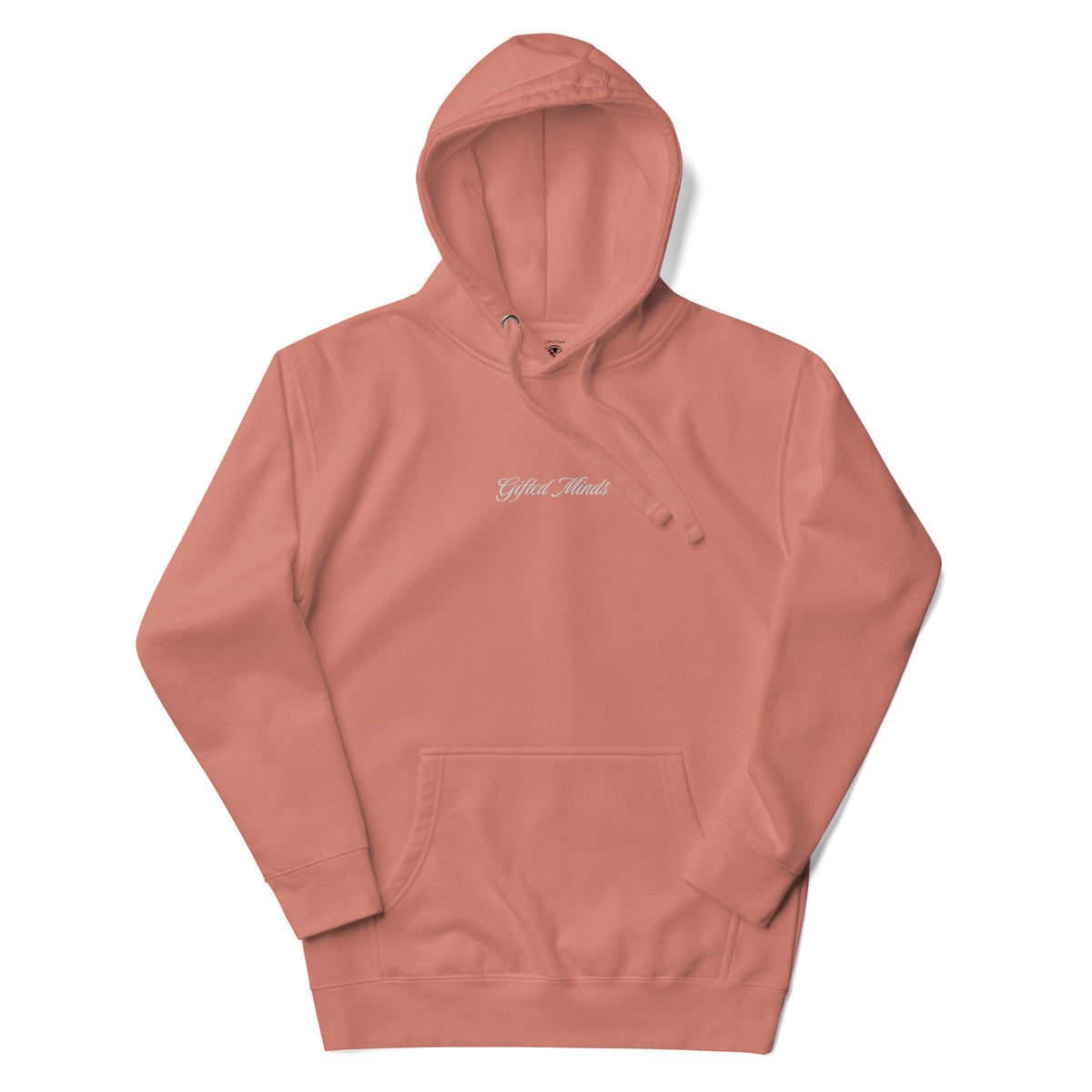 Gifted Minds Stitched Embroidery Hoodie — Dusty Rose