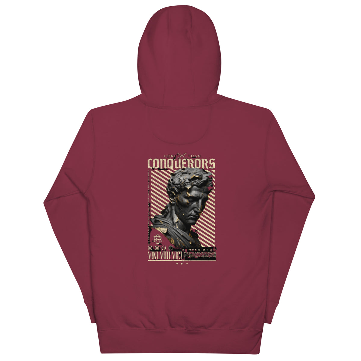 The Conqueror Hoodie — Maroon