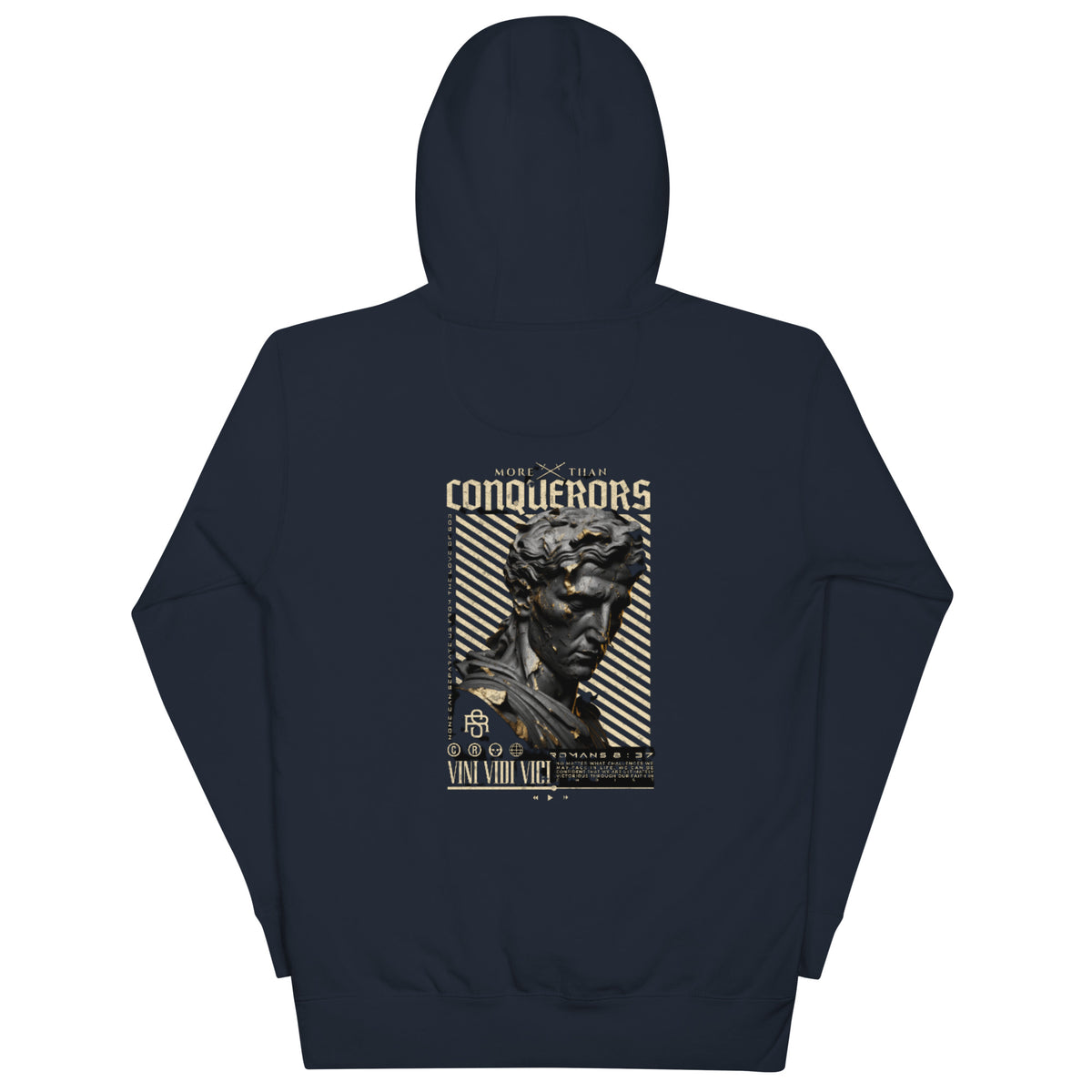 The Conqueror Hoodie — Navy Blazer