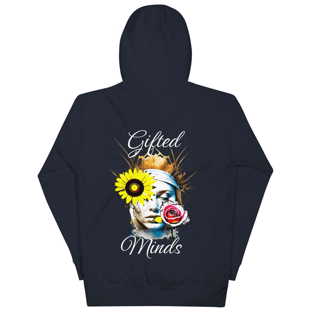 Angel and Rose Hoodie — Navy Blazer