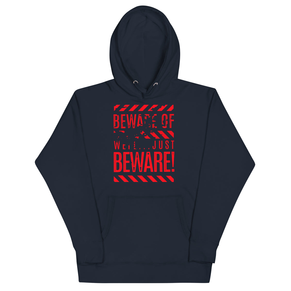 Beware Hoodie — Navy Blazer