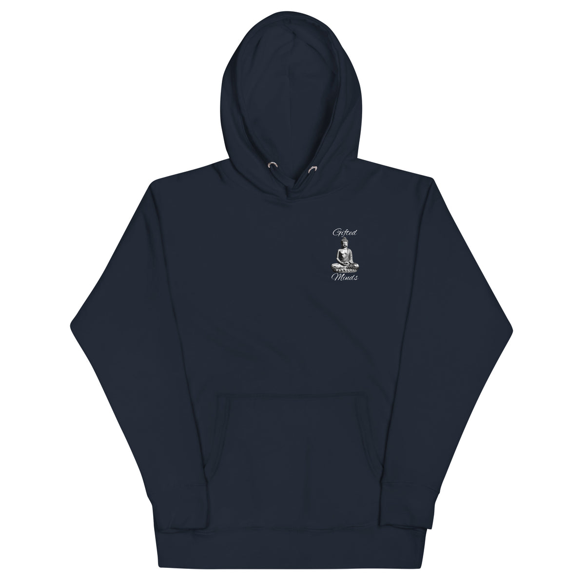Gifted Minds Buddha Hoodie — Navy Blazer